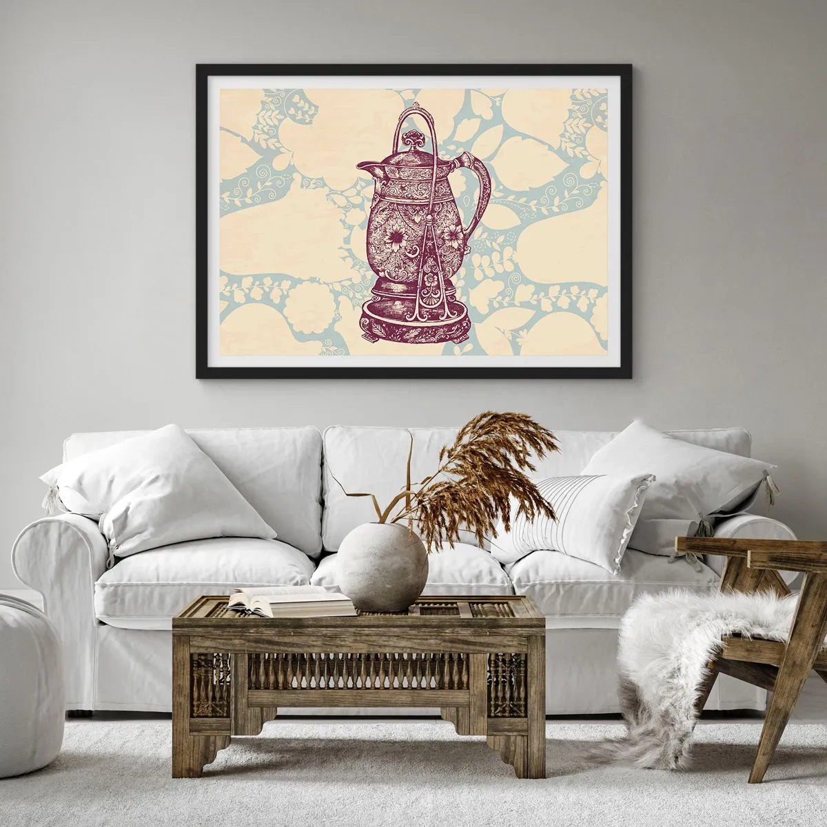 Poster in cornice nera - La bellezza del quotidiano - 40x30 cm