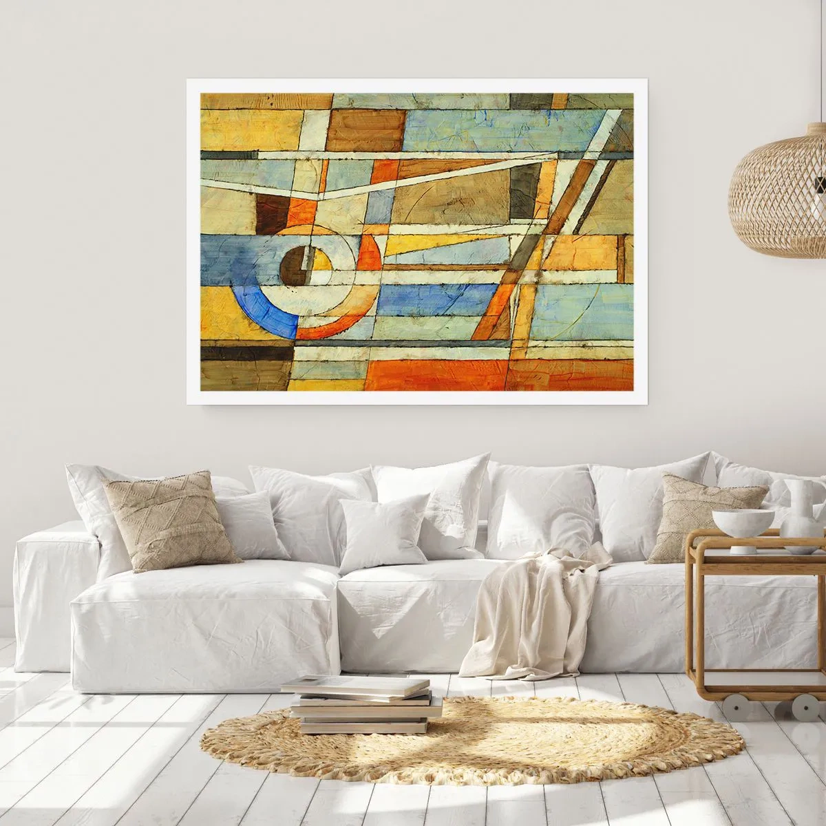 Poster - Cubismo in cantiere - 70x50 cm