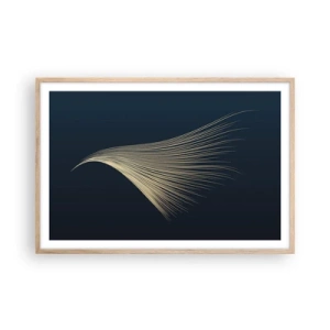 Poster in cornice rovere chiaro - Come un capello d'angelo - 91x61 cm