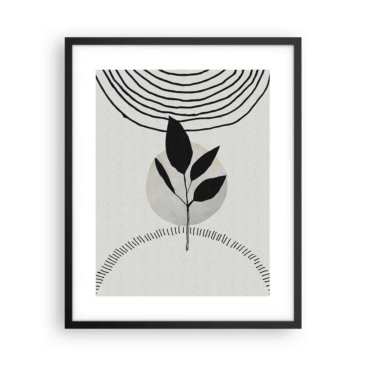 Poster in cornice nera - Composizione: i rituali della natura - 40x50 cm