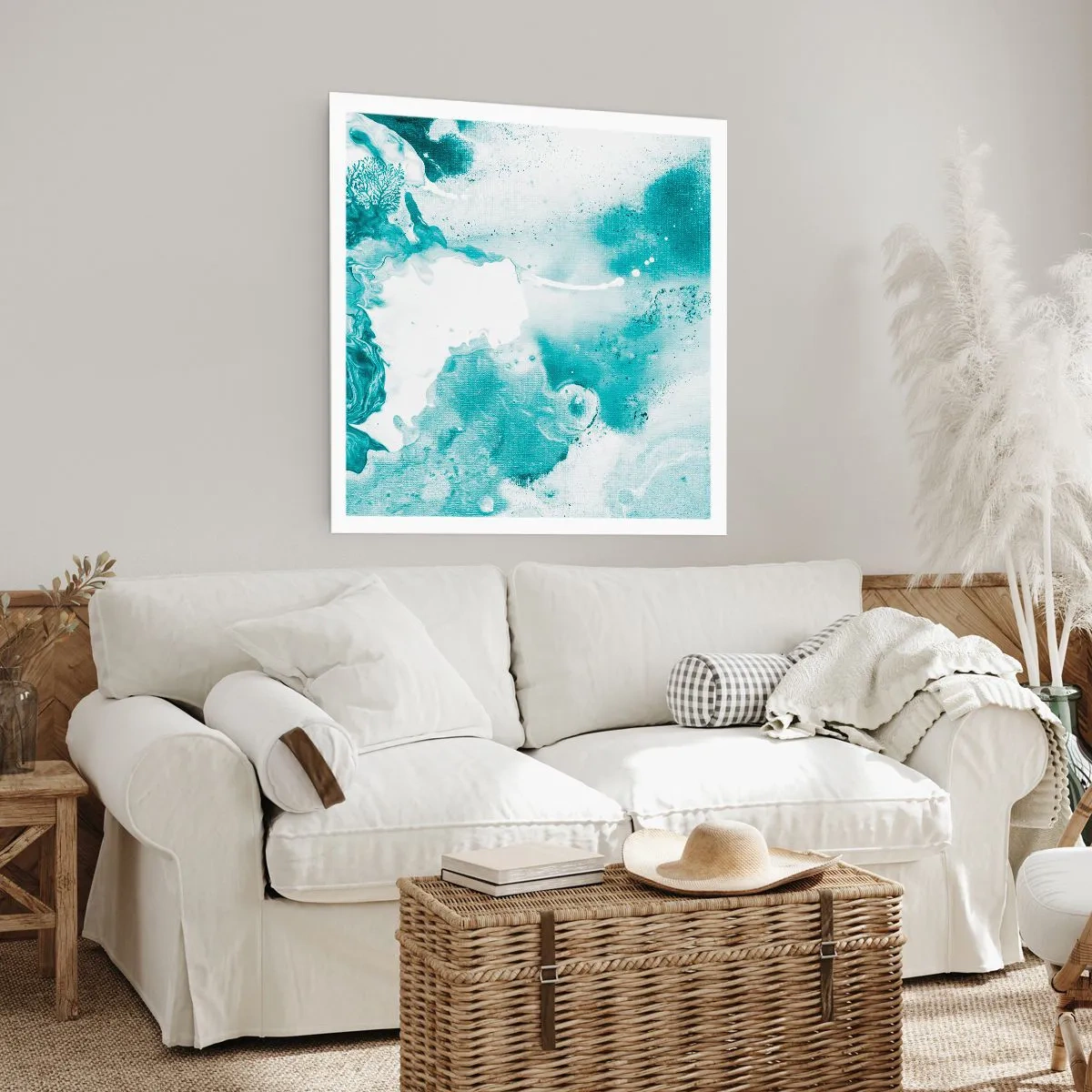 Poster - Palude blu - 60x60 cm