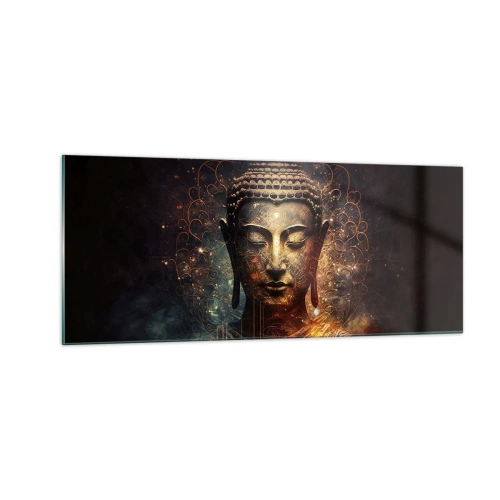 Quadro su vetro - Equilibrio spirituale - 100x40 cm
