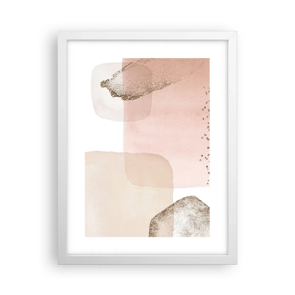 Poster in cornice bianca - Incontro attraverso il colore - 30x40 cm