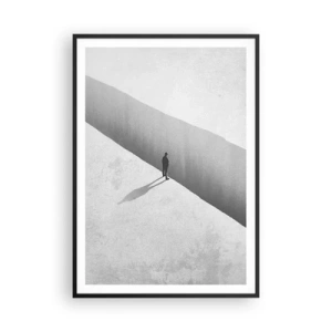 Poster in cornice nera - Un obiettivo chiaro - 70x100 cm