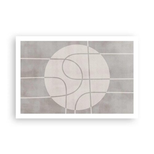 Poster - Tondo e dritto - 91x61 cm