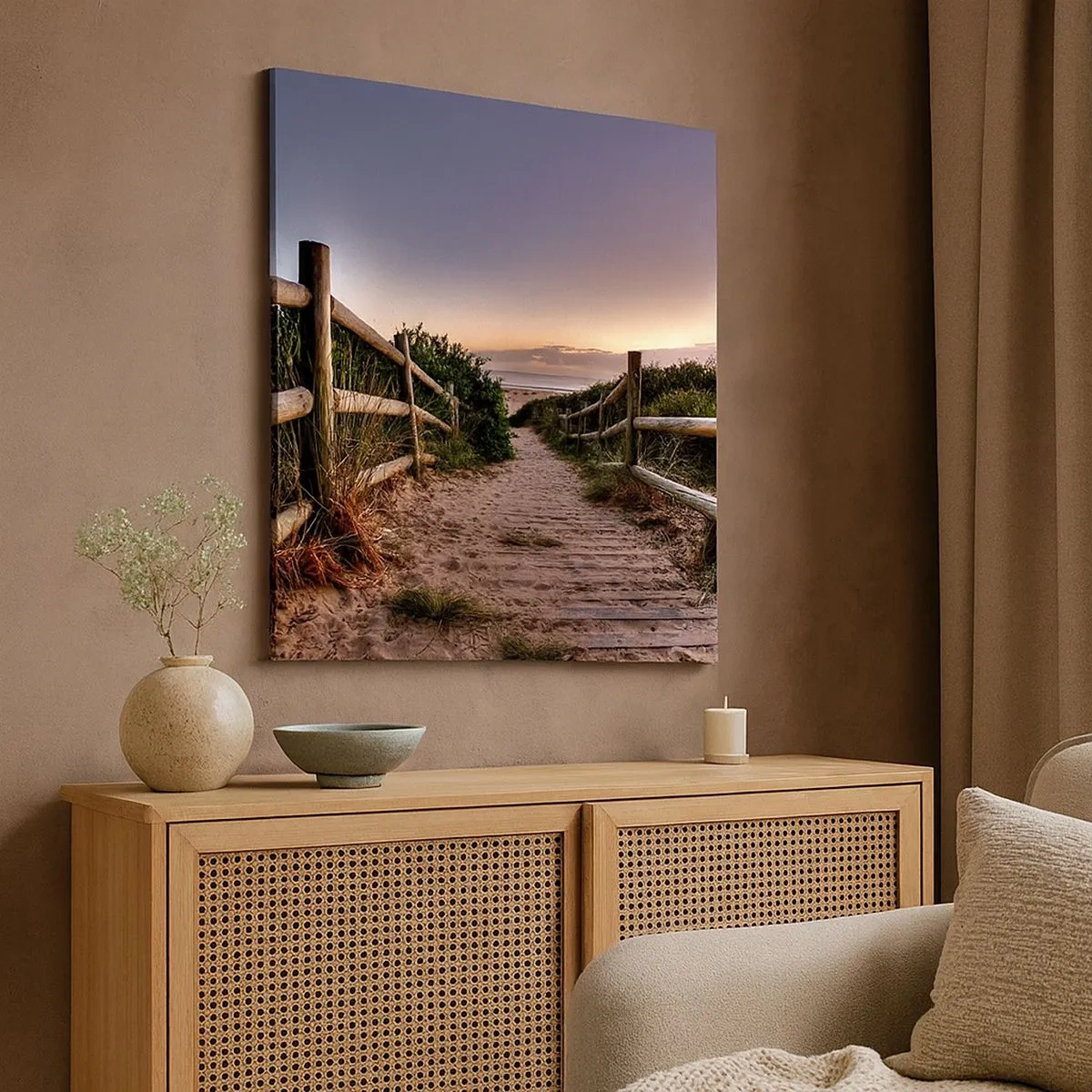 Quadro su tela - Stampe su Tela - Già si vede la meta - 30x30 cm