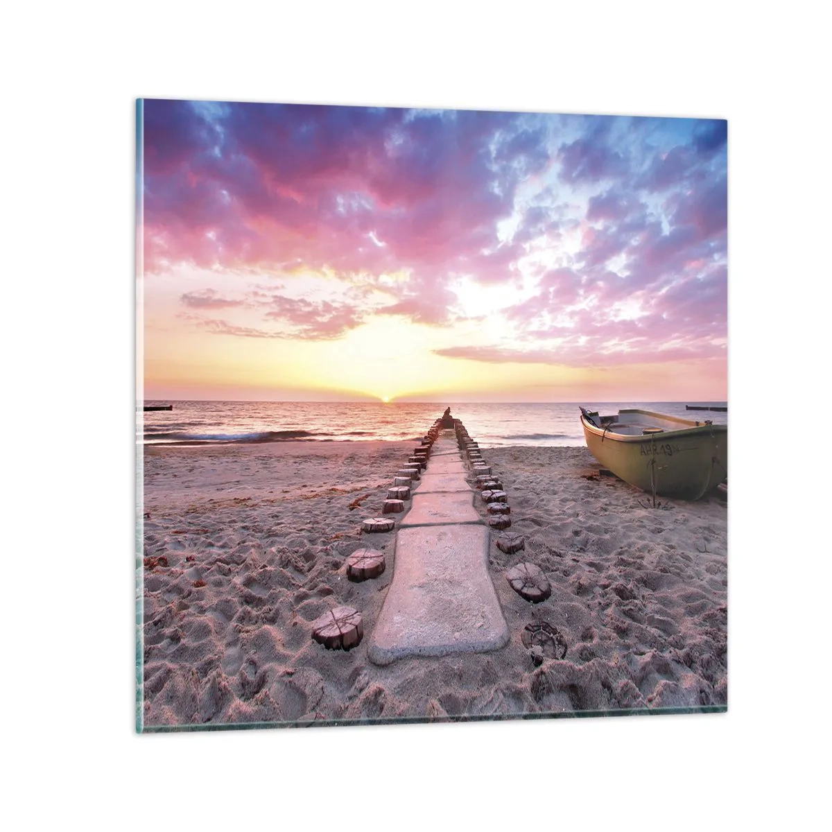 Quadro su vetro - Un momento profondo - 70x70 cm