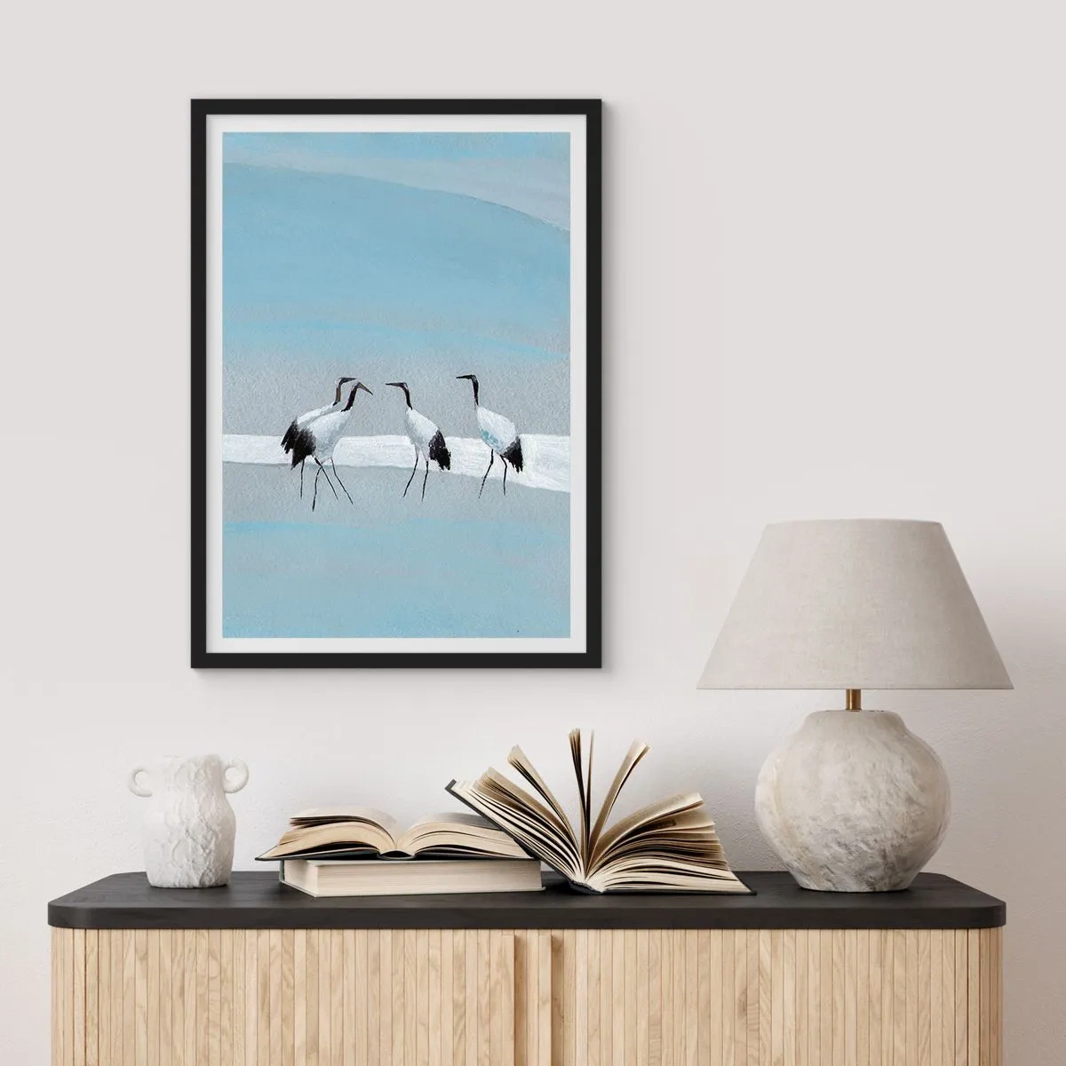 Poster in cornice nera - Dopo un giorno rovente - 61x91 cm