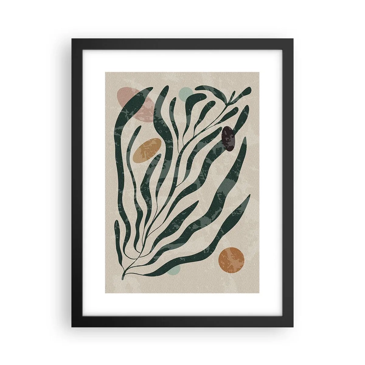 Poster in cornice nera - Tra il verde - 30x40 cm