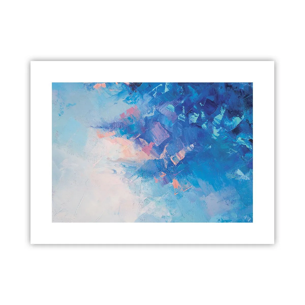 Poster - Astrazione invernale - 40x30 cm