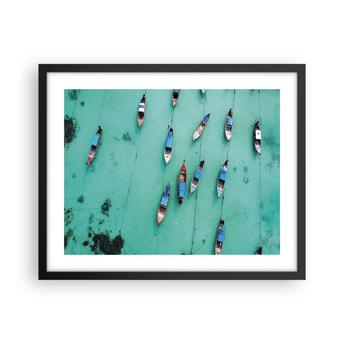 Poster in cornice nera - In gioiosa attesa - 50x40 cm
