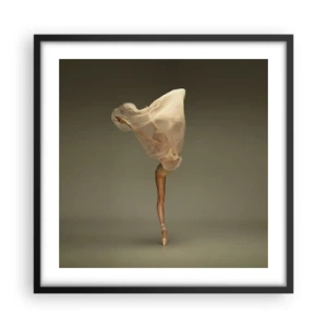 Poster in cornice nera - Adesso vola via - 50x50 cm