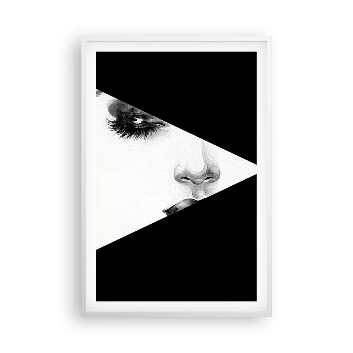 Poster in cornice bianca - Sempre da scoprire - 61x91 cm