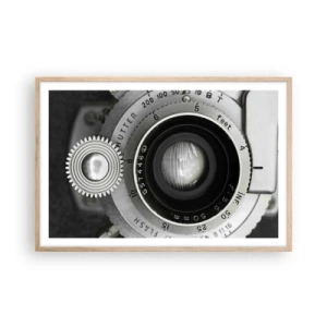 Poster in cornice rovere chiaro - Racconto su Hollywood - 91x61 cm