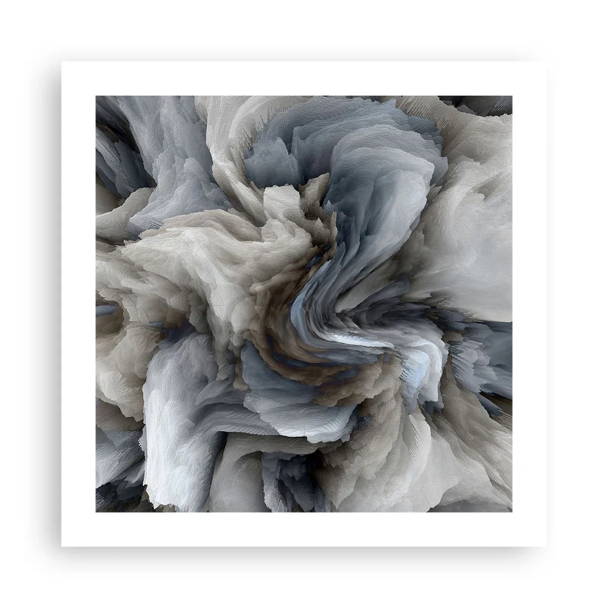 Poster - Pietra in fiore - 50x50 cm