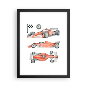 Poster in cornice nera - Inseguendo i sogni - 30x40 cm