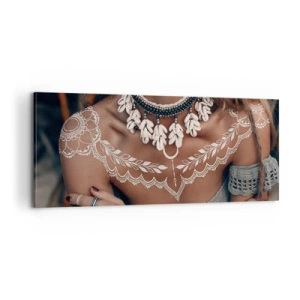 Quadro su tela - Stampe su Tela - Talismani, rituali di femminilità - 100x40 cm