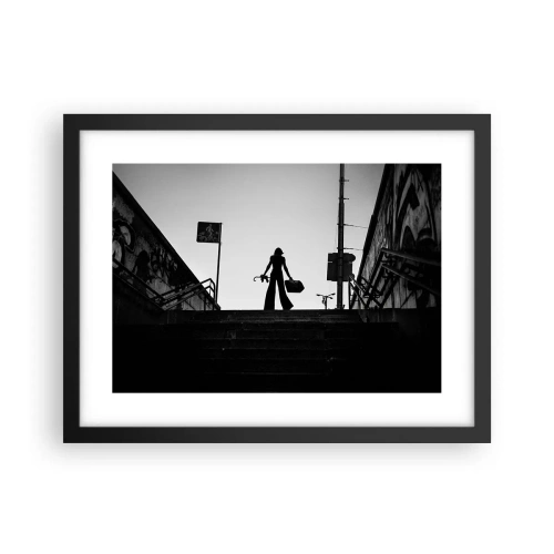 Poster in cornice nera - Gita cittadina - 40x30 cm