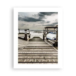 Poster - La spiaggia del nord - 40x50 cm