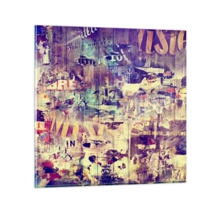 Quadro su vetro - E questo resterà - 30x30 cm