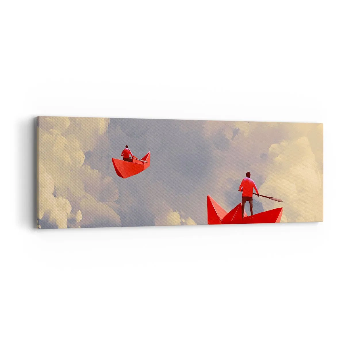 Quadro su tela - Stampe su Tela - La spedizione dei sognatori - 90x30 cm