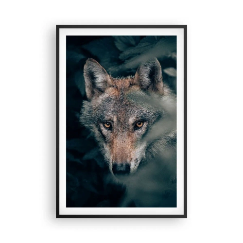 Poster in cornice nera - Cacciatore - 61x91 cm