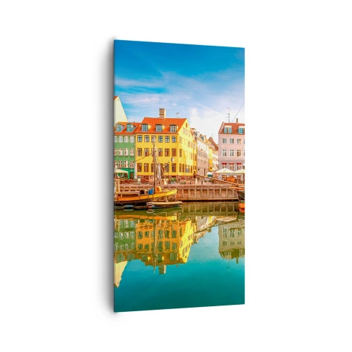 Quadro su tela - Stampe su Tela - Sull'acqua liscia come uno specchio - 65x120 cm