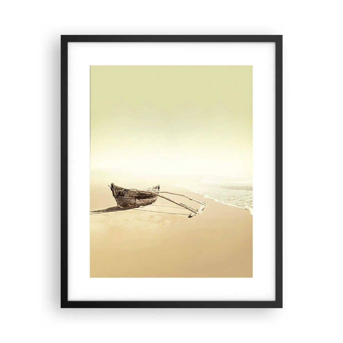 Poster in cornice nera - Ricordo dei mari del sud - 40x50 cm