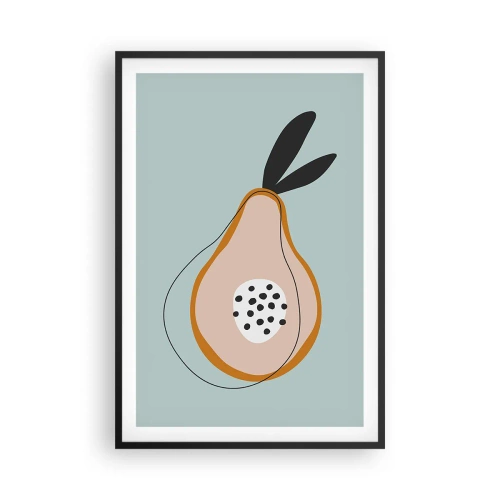 Poster in cornice nera - Penetrare la natura delle cose - 61x91 cm