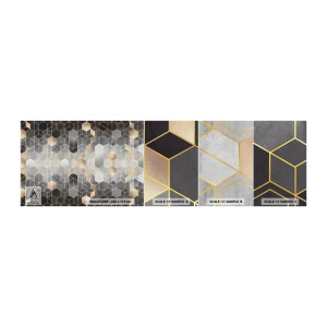 Campione di Fotomurale Adesivo Deluxe Sticker - Composizione di diamante - Astrazione, Pezzo, Grafica - 100x30 cm