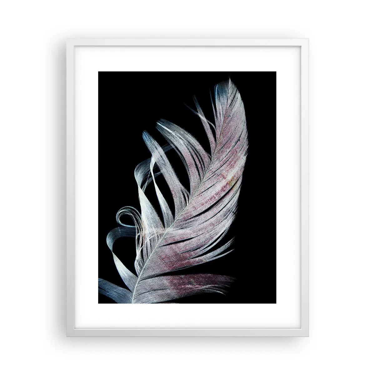 Poster in cornice bianca - Pensa al tocco - 40x50 cm
