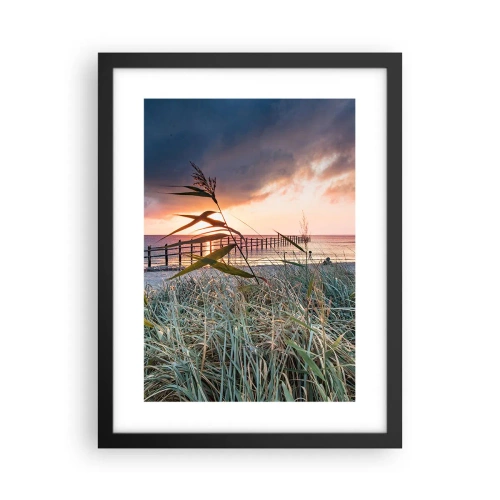 Poster in cornice nera - Non andrà via col vento - 30x40 cm