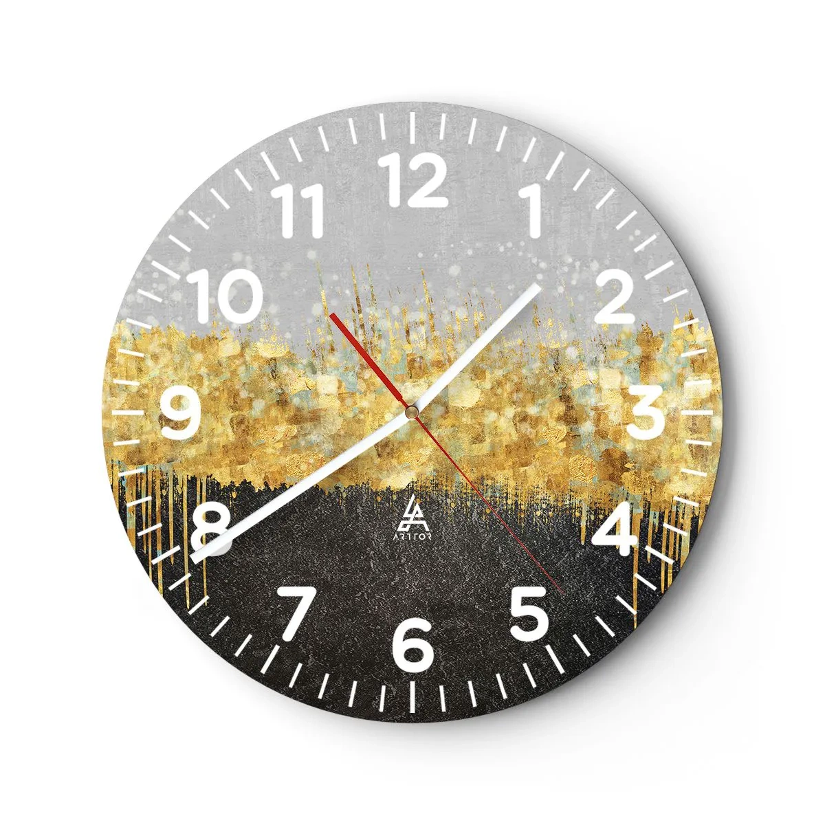 Orologio da parete - Orologio in Vetro - Nel profondo e verso l'alto - 30x30 cm