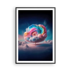 Poster in cornice nera - Il sogno del luna park - 70x100 cm