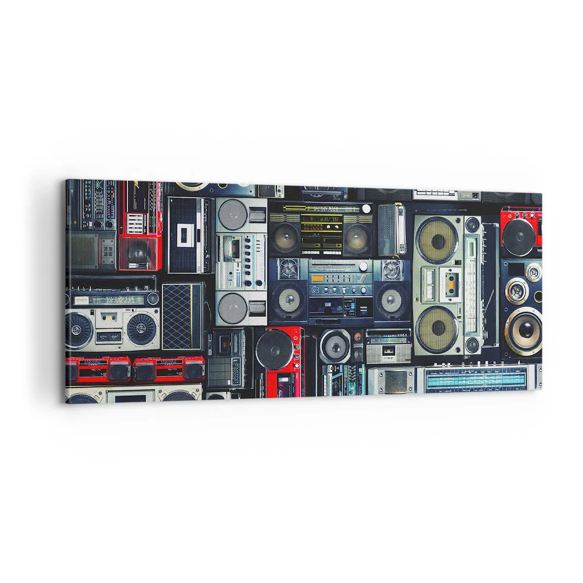 Quadro su tela - Stampe su Tela - Nostalgia degli anni '80 - 100x40 cm