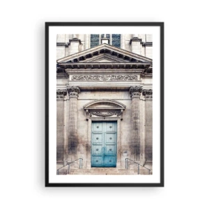 Poster in cornice nera - Porta d'accesso al mondo spirituale - 50x70cm - La porta del mondo dello spirito - Decorazione murale moderna per soggiorno e camera da letto ARTTOR