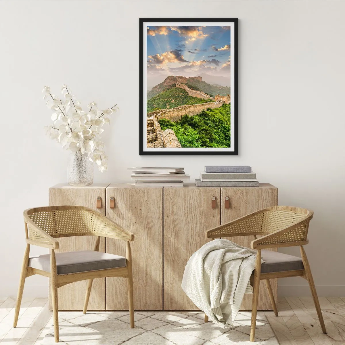 Poster in cornice nera - La grandezza che non passa mai - 40x50 cm