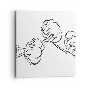 Quadro su tela - Stampe su Tela - Piumino di cotone - 70x70 cm