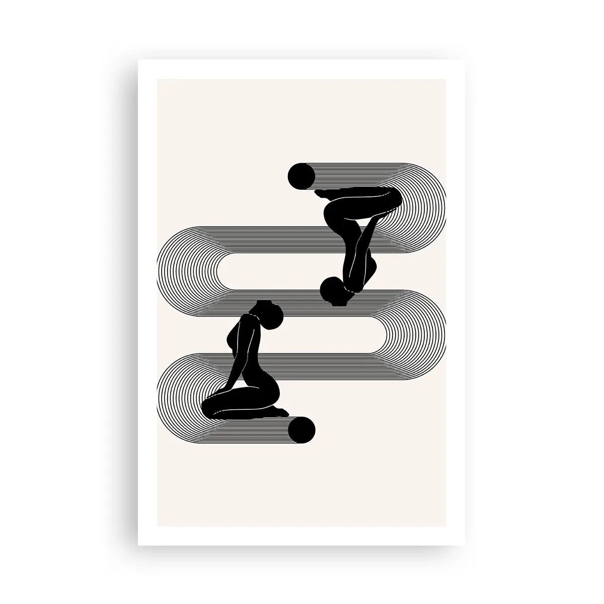 Poster - Simmetria sensuale - 61x91 cm