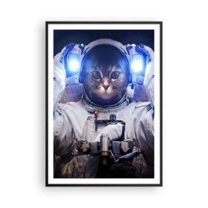 Poster in cornice nera - Houston, avete un problema - 70x100 cm