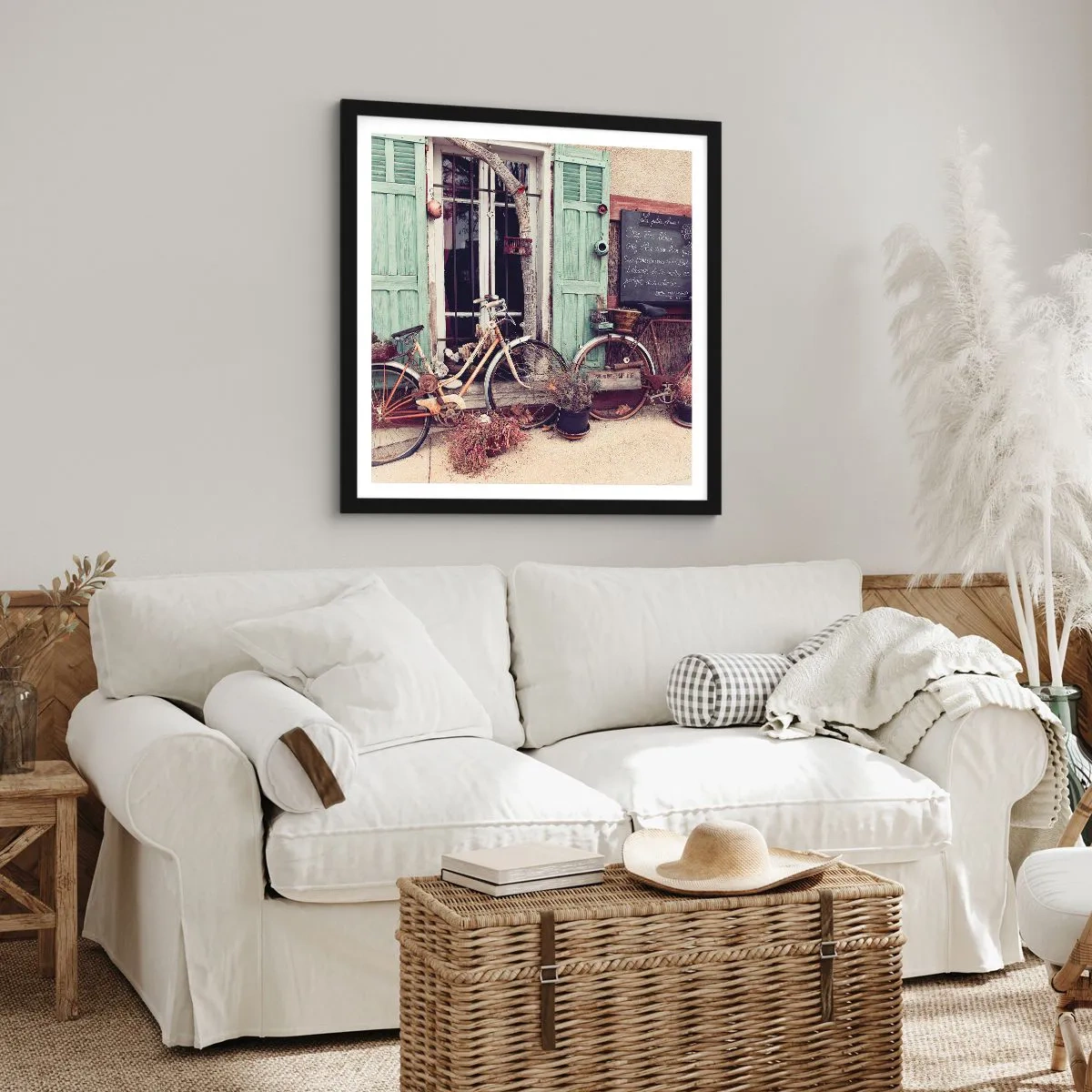 Poster in cornice nera - Evviva la provincia - 50x50 cm