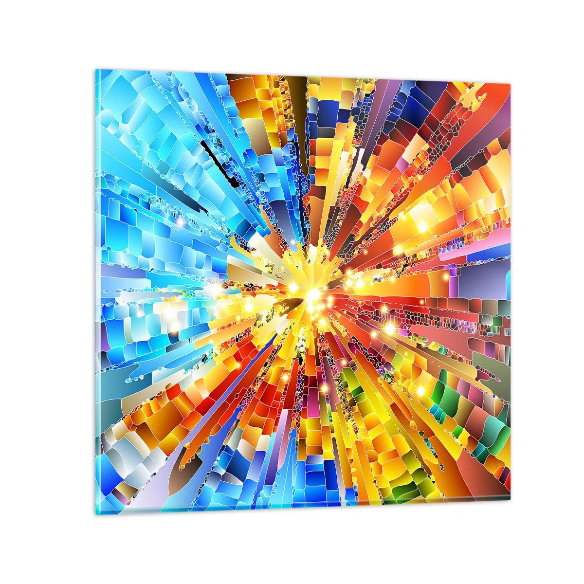Quadro su vetro - In medias res - 40x40 cm
