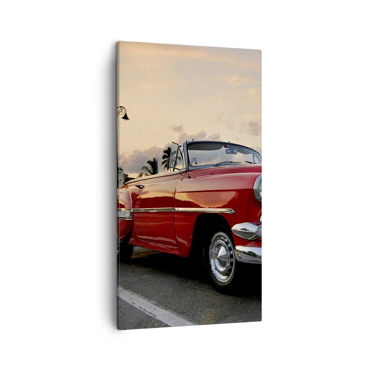 Quadro su tela - Stampe su Tela - Il calore rosso dei tropici - 45x80 cm