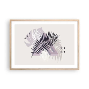 Poster in cornice rovere chiaro - L'ombra dell'ombra - 70x50 cm