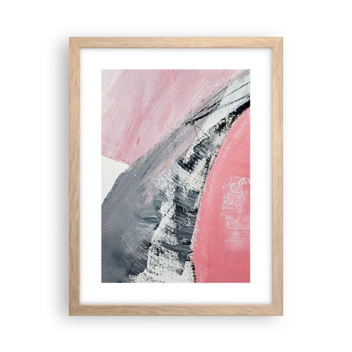 Poster in cornice rovere chiaro - Composizione abbinata - 30x40 cm