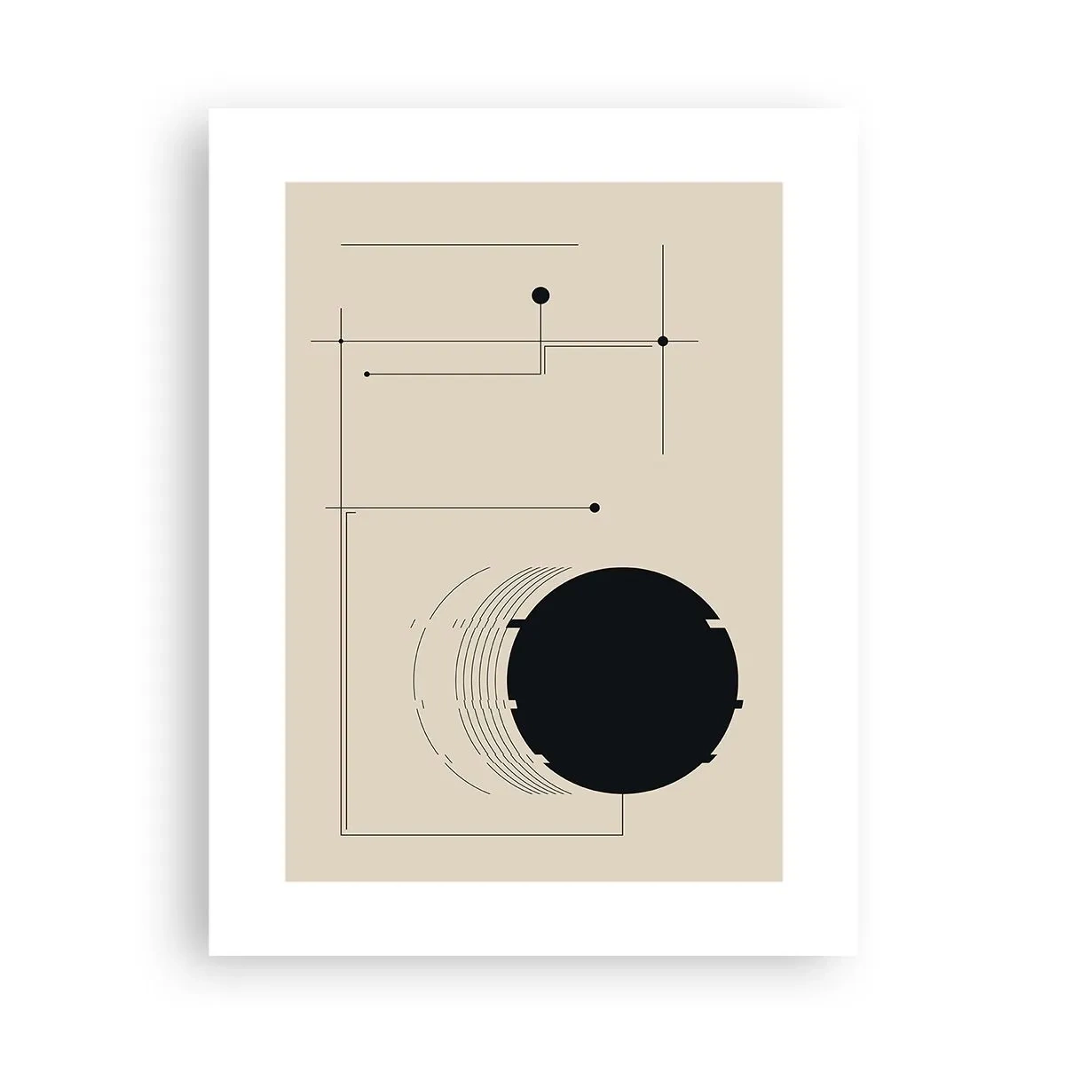 Poster - Composizione elastica e dinamica - 30x40 cm