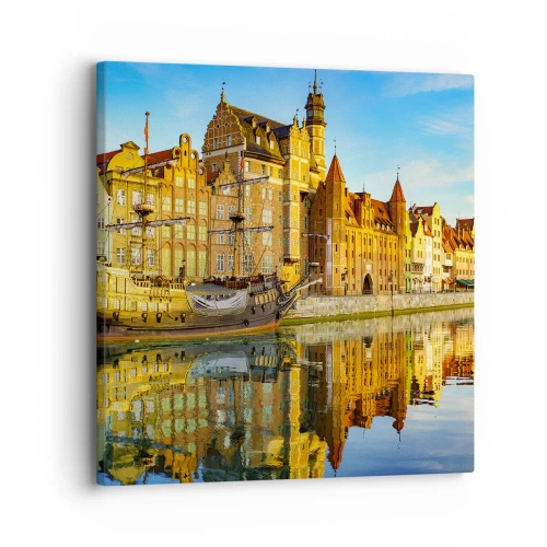 Quadro su tela - Stampe su Tela - Il riflesso del passato - 30x30 cm