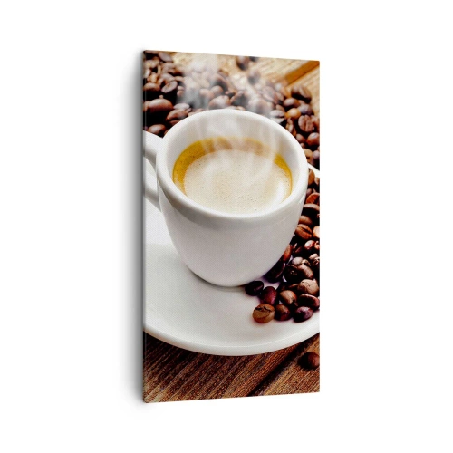 Quadro su tela - Stampe su Tela - Il caffè è pronto - 45x80 cm