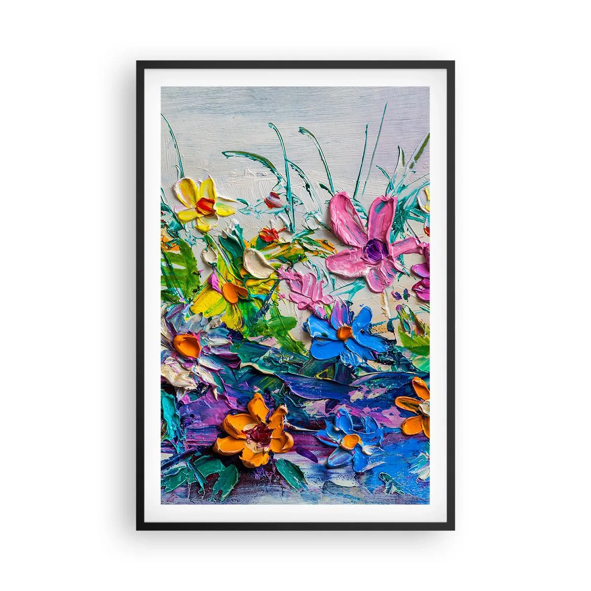 Poster in cornice nera - Natura per niente morta - 61x91 cm