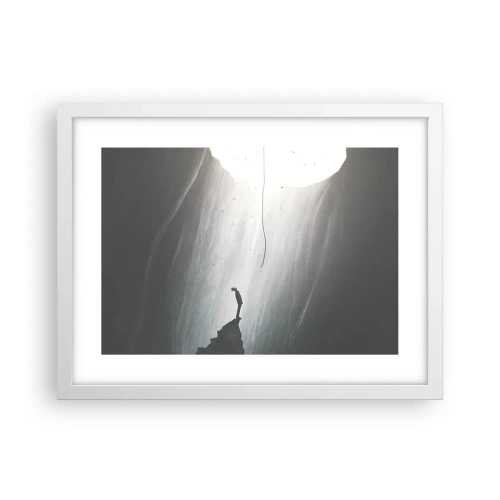 Poster in cornice bianca - C'è sempre una via d'uscita - 40x30 cm
